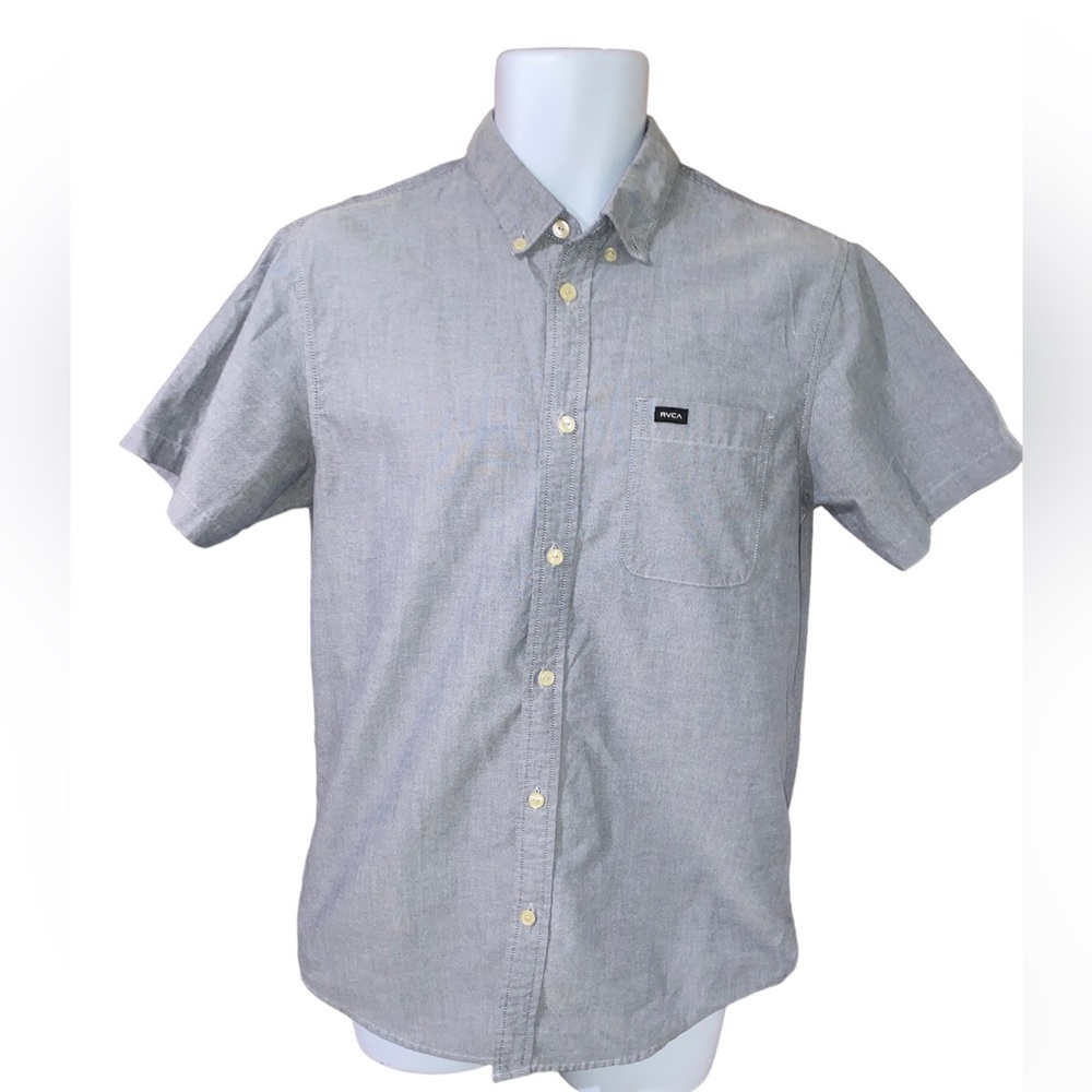 RVCA Men's Blue Shirt Size M